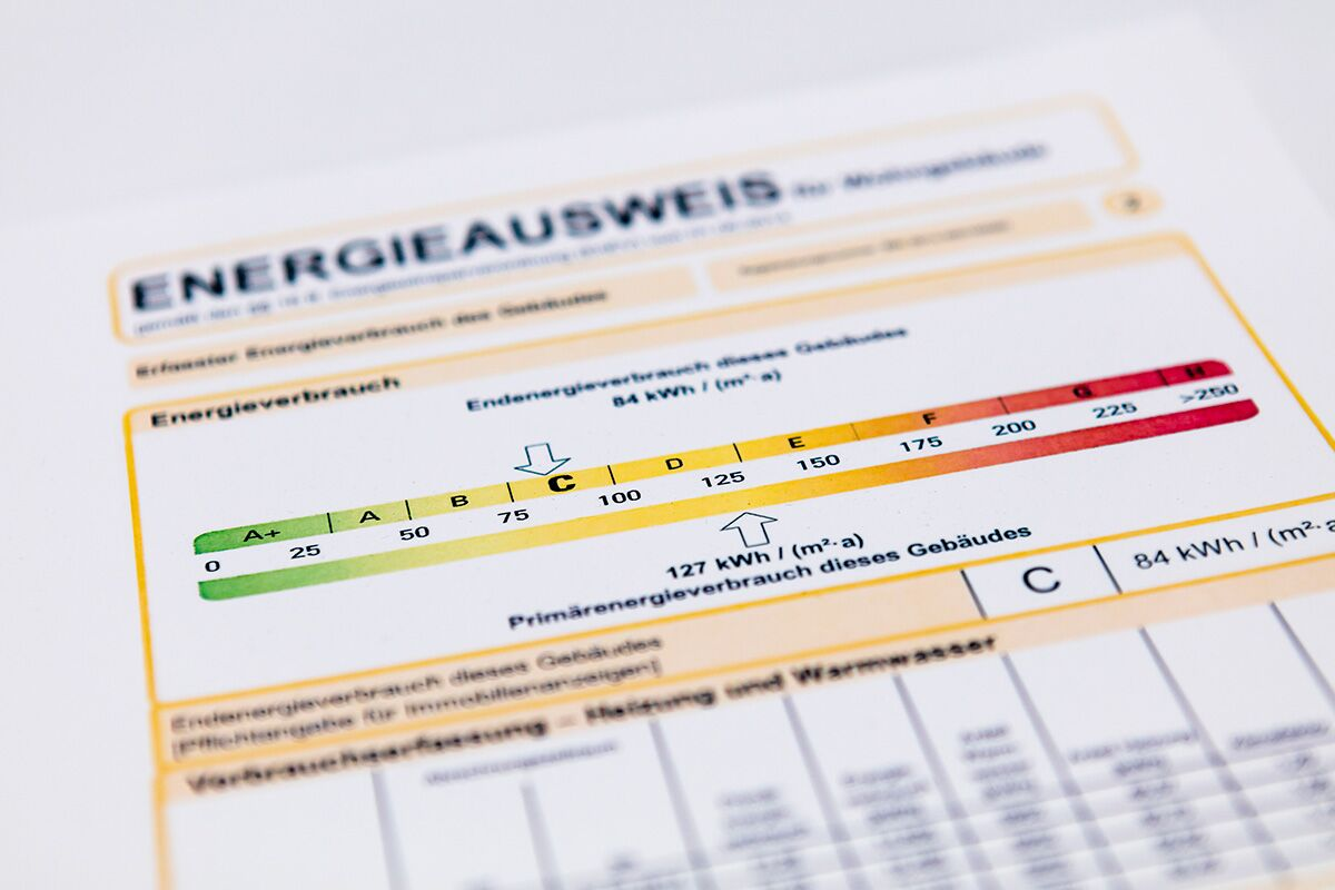 Energieausweis · fotografiert