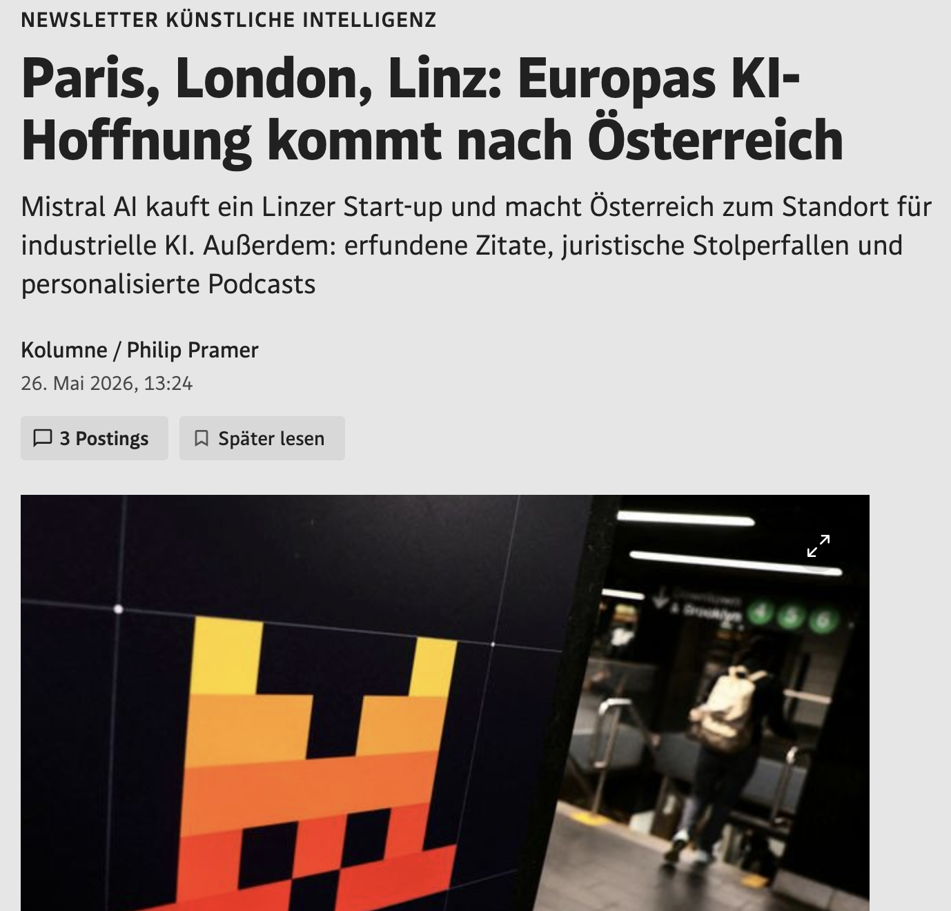 Der Standard — Mistral · Emmi